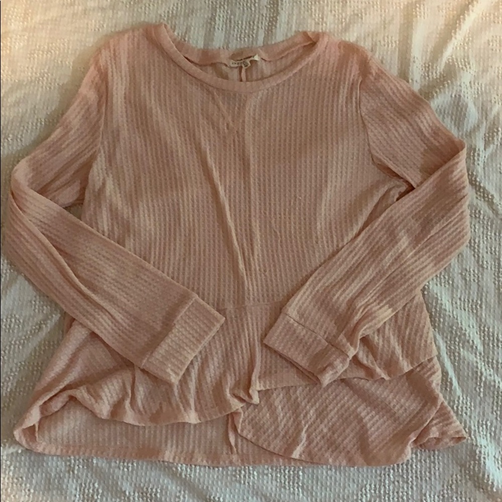 Copper key light pink sweater